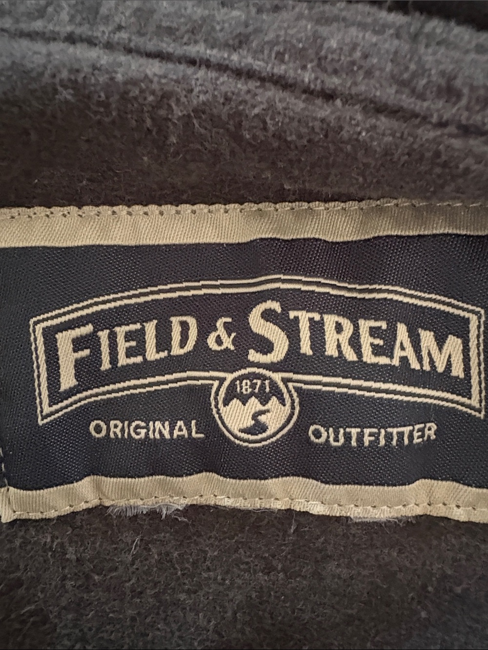 Vintage Field & Stream Dark Olive Green Utility Shirt Jacket - Picture 3 of 4